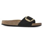 1023373 Madrid Big Buckle Nubuck Black Narrow - Image 8