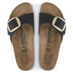 1023373 Madrid Big Buckle Nubuck Black Narrow - Image 5