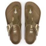 1024273 Gizeh Big Buckle Shine Mud Green Hex Natural LeatherRegular - Image 4