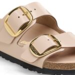 1026553 Arizona Big Buckle Prirodna koža Patent High Shine New Beige Narrow - Image 6