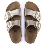 1020882 Arizonan Birko Flor Big Buckle Graceful Taupe Narrow - Image 3