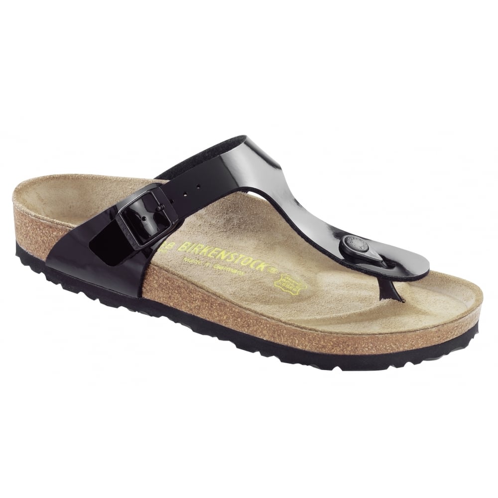 birkenstock-gizeh-043661-patent-black-regular-p9071-26598_image.jpg 043661 Gizeh Black Patent Birko - Flor Regular - Image 1