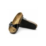 040303 Madrid Birko Flor Black Patent Narrow - Image 4