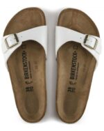 1005310 Madrid Birko Flor Patent White Narrow - Image 3