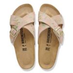 1031687 Siena Flowers Print Sandcastle  Brušena koža - Image 2