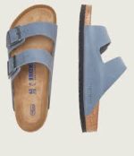 1030862 Arizona Soft Footbed Oiled Leather in Color Elemental Blue Regular - Image 4