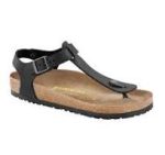 147111 Kairo Black Oiled Leather Sandals Regular