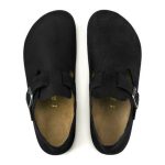 166543 Birkenstock London Oiled Leather Narrow Fit Black - Image 3