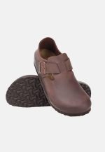 166533 Birkenstock London Oiled Leather Narrow Fit Brown - Image 2